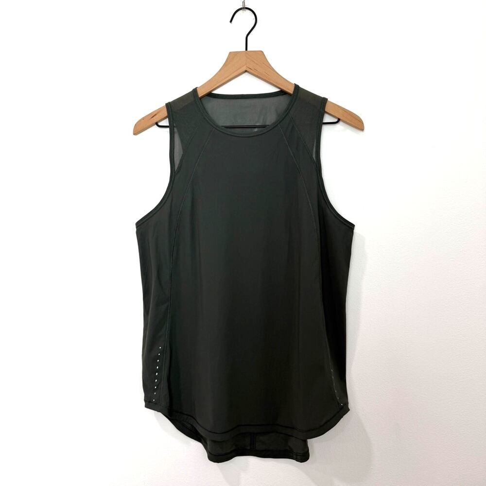 lululemon athletica Women's Dark Green Performance Tank